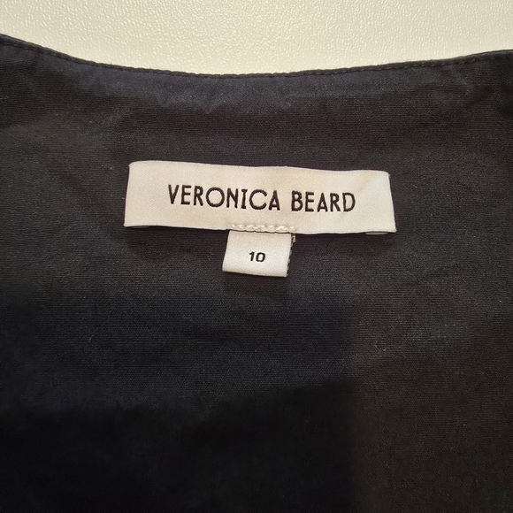 Veronica Beard Alina Dress V-Neck Sleeveless Pull on Size 10 - Picture 7 of 13